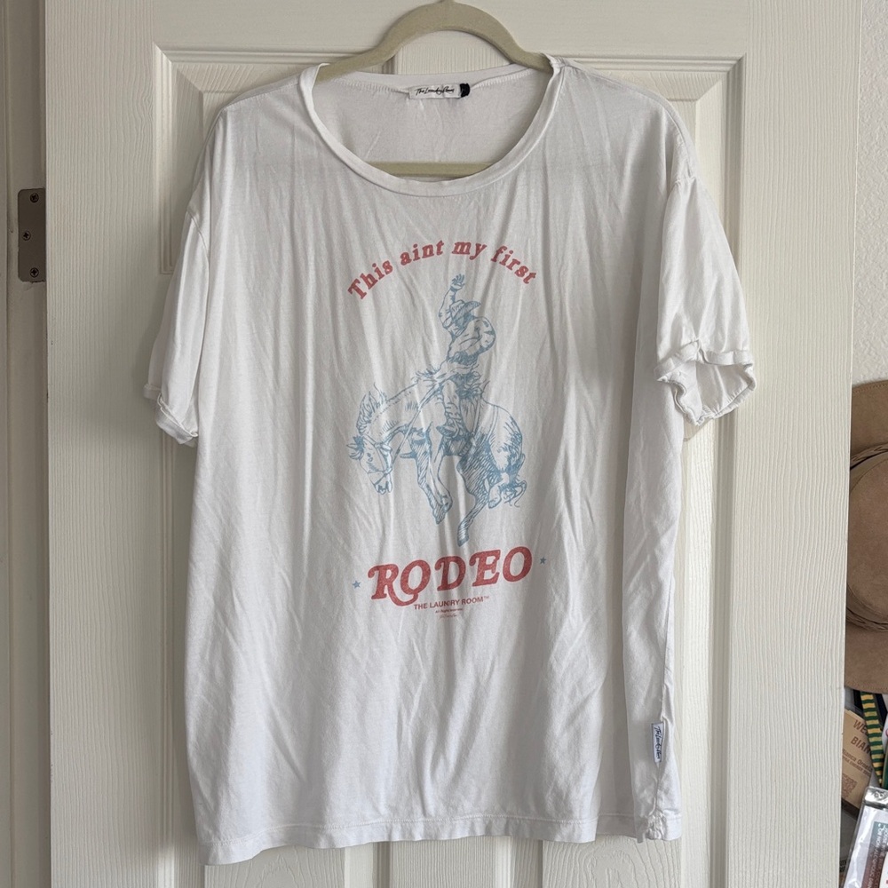 The Laundry Room White Rodeo Graphic Tee